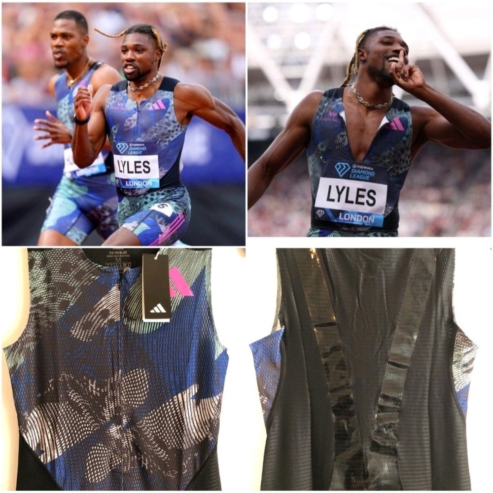 Adidas 2023 Pro Elite Sleeveless Running Suit HN8038 Speed Sprint Men Large $275